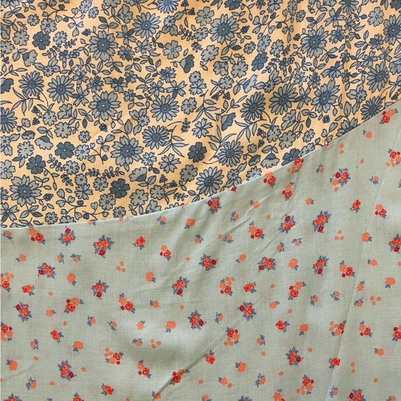 NWT Asos Crochet Mini Dress 14 Ditsy Floral Babydoll Cottage Coquette Patchwork - Picture 10 of 13